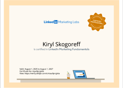 сертификация linkedin ads